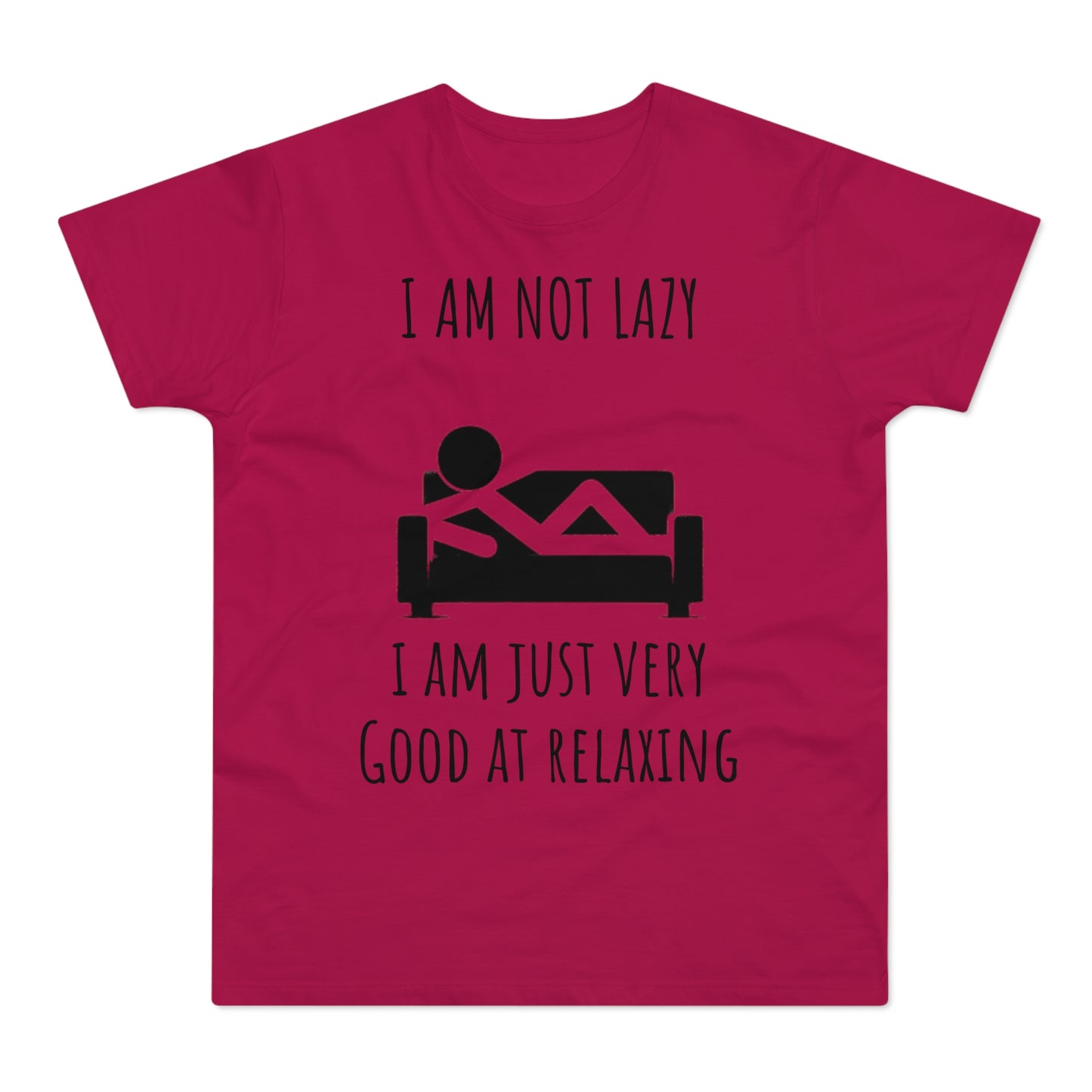 Funny Men's Relaxation T-Shirt - I Am Not Lazy, Just Good at Relaxing