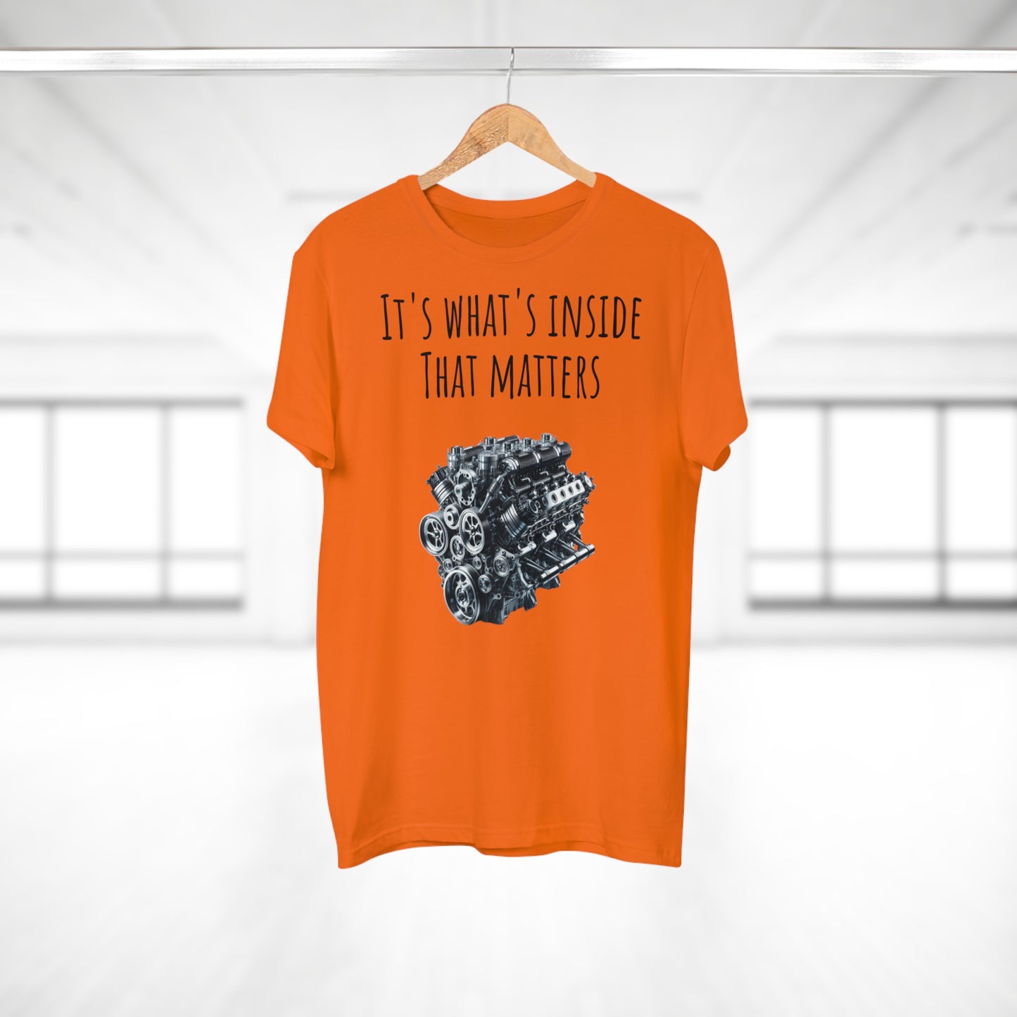 Men's T-Shirt - "It's What's Inside That Matters" - Perfect for Car Enthusiasts