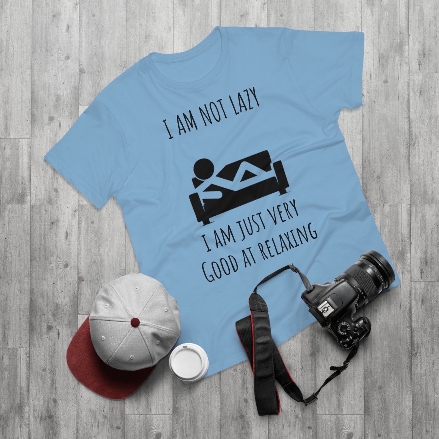 Funny Men's Relaxation T-Shirt - I Am Not Lazy, Just Good at Relaxing