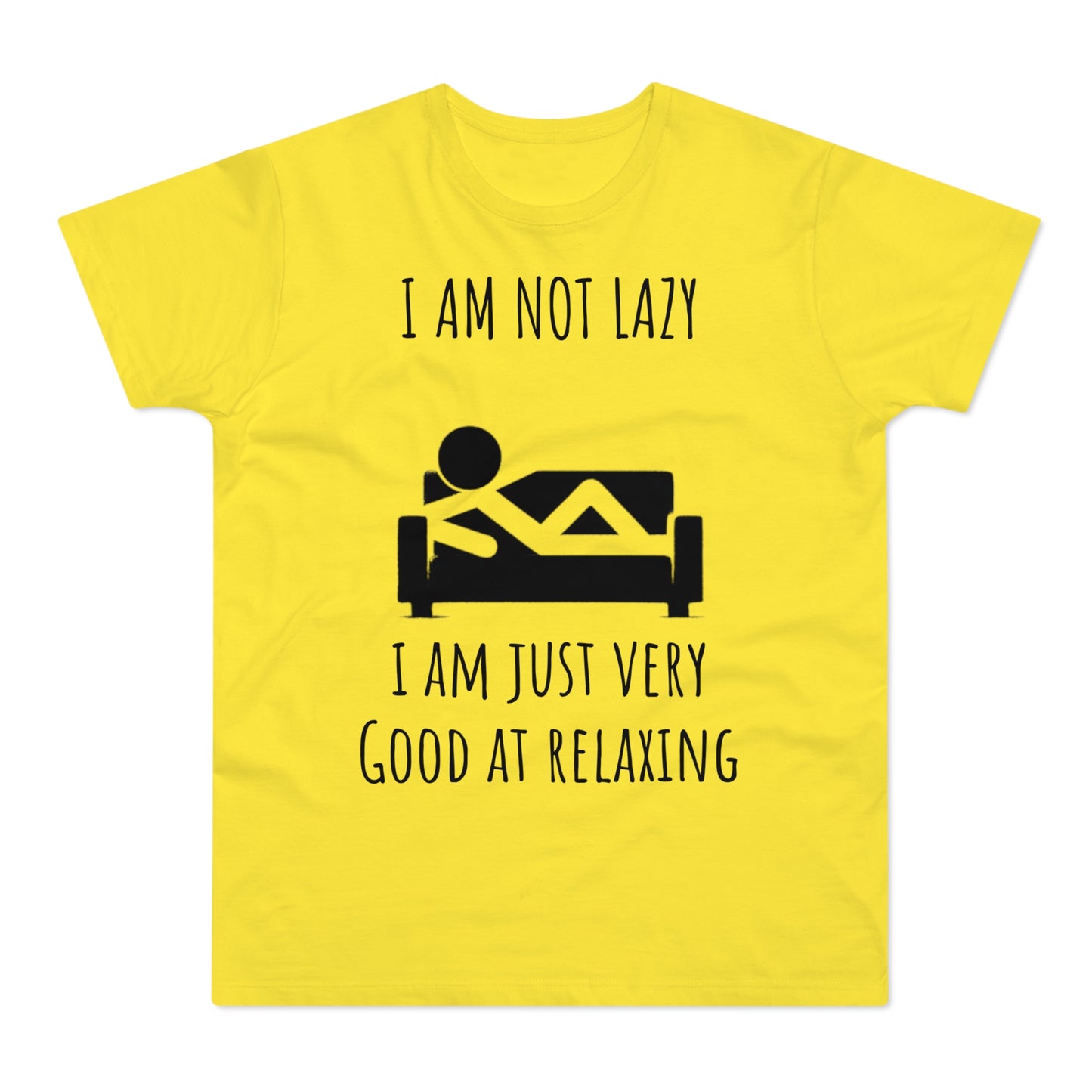 Funny Men's Relaxation T-Shirt - I Am Not Lazy, Just Good at Relaxing