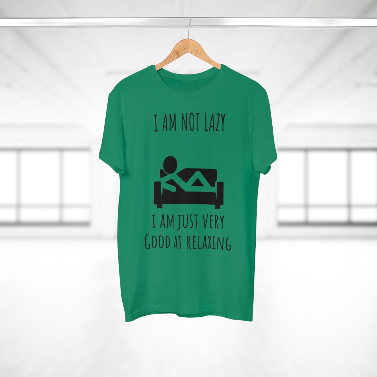 Funny Men's Relaxation T-Shirt - I Am Not Lazy, Just Good at Relaxing