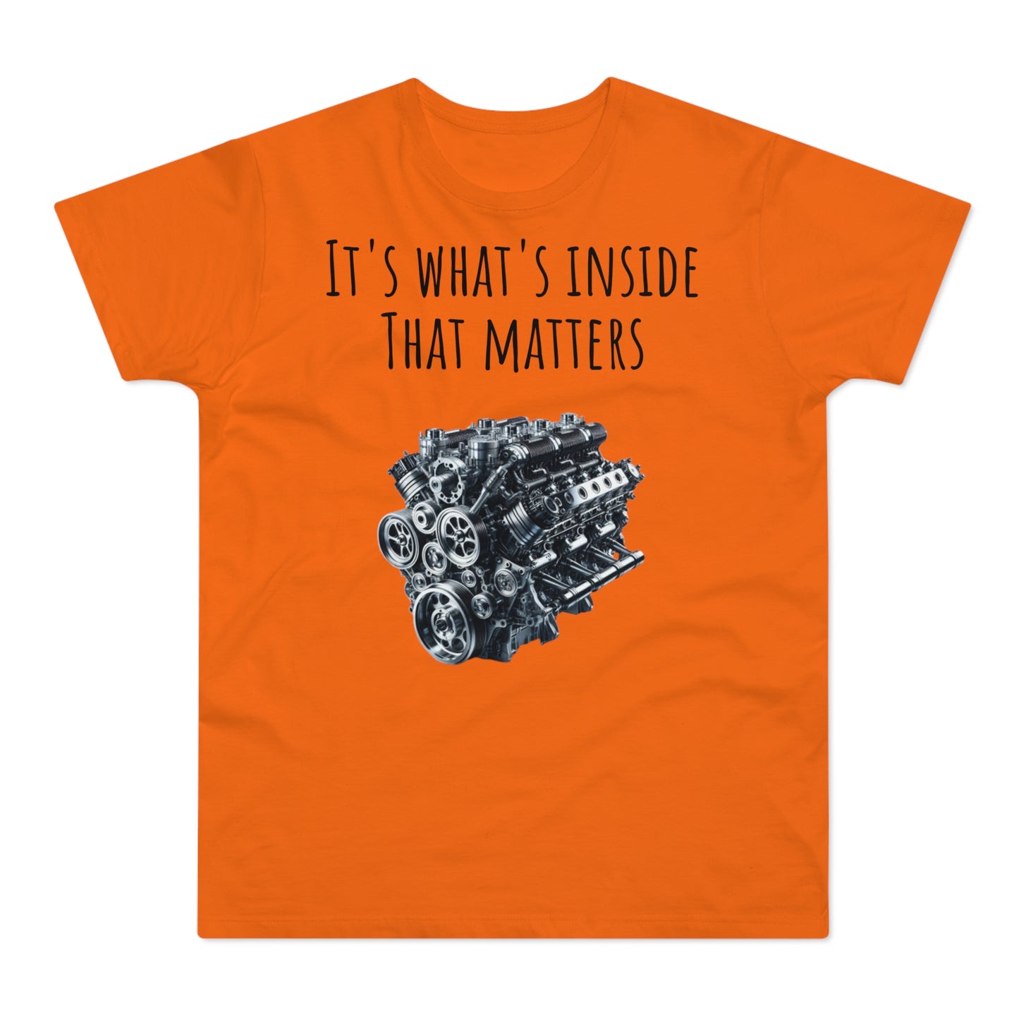 Men's T-Shirt - "It's What's Inside That Matters" - Perfect for Car Enthusiasts