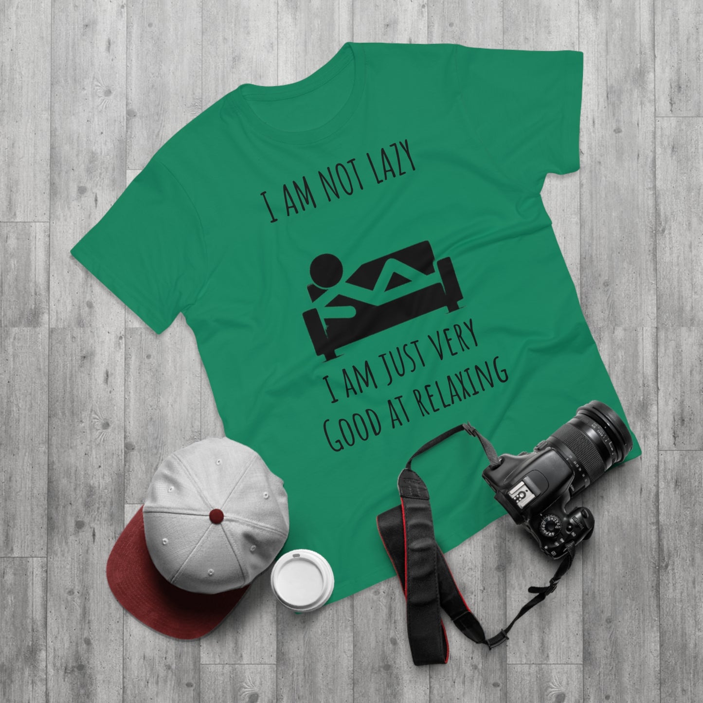 Funny Men's Relaxation T-Shirt - I Am Not Lazy, Just Good at Relaxing