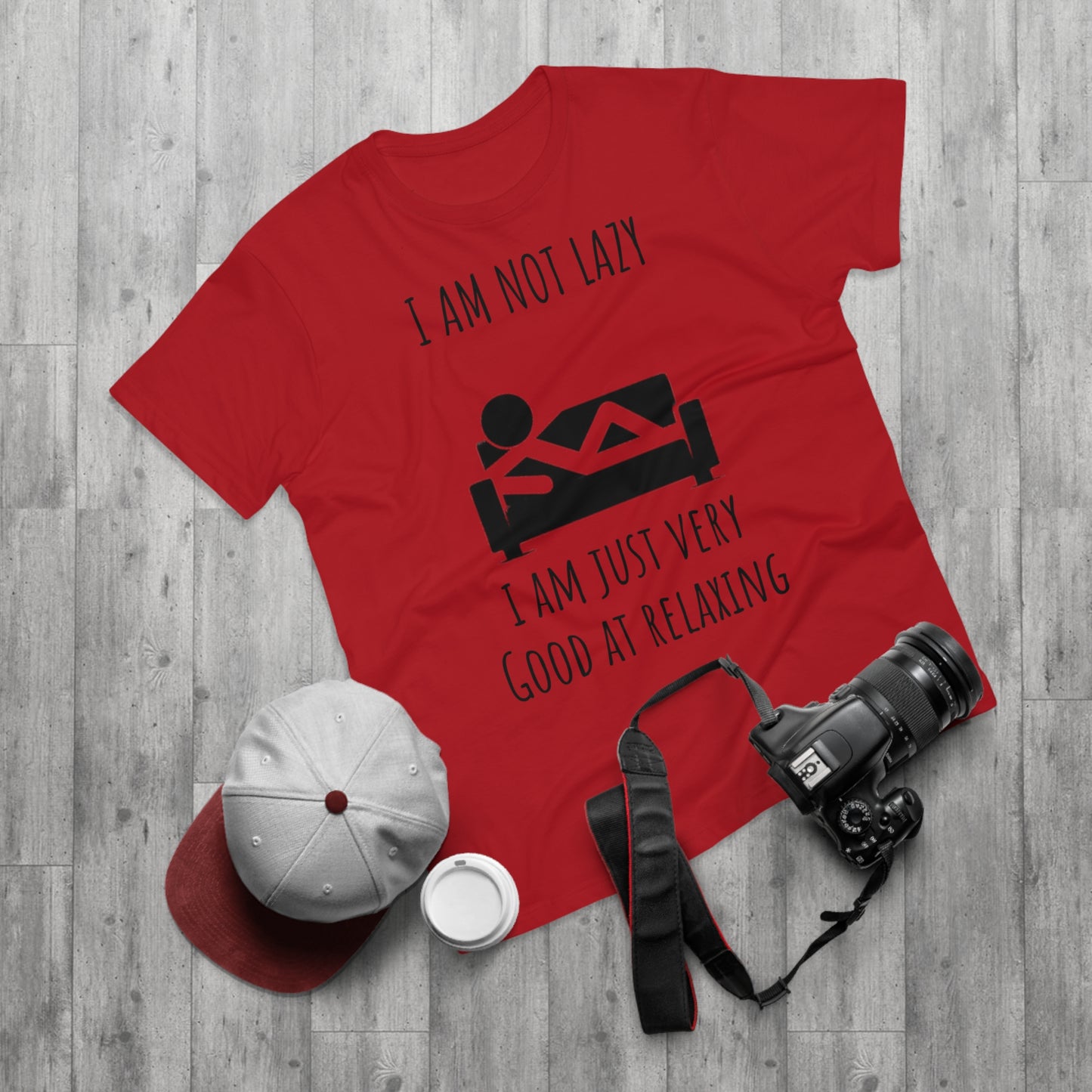 Funny Men's Relaxation T-Shirt - I Am Not Lazy, Just Good at Relaxing