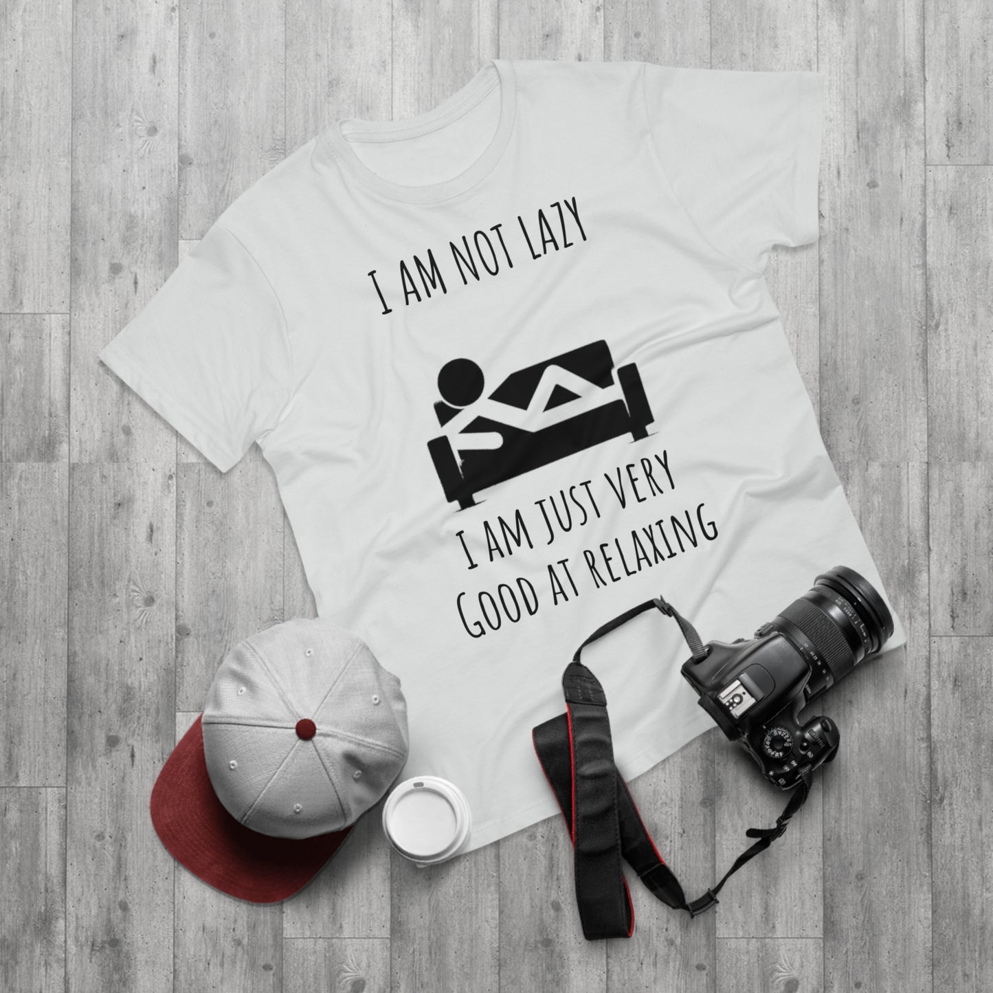 Funny Men's Relaxation T-Shirt - I Am Not Lazy, Just Good at Relaxing