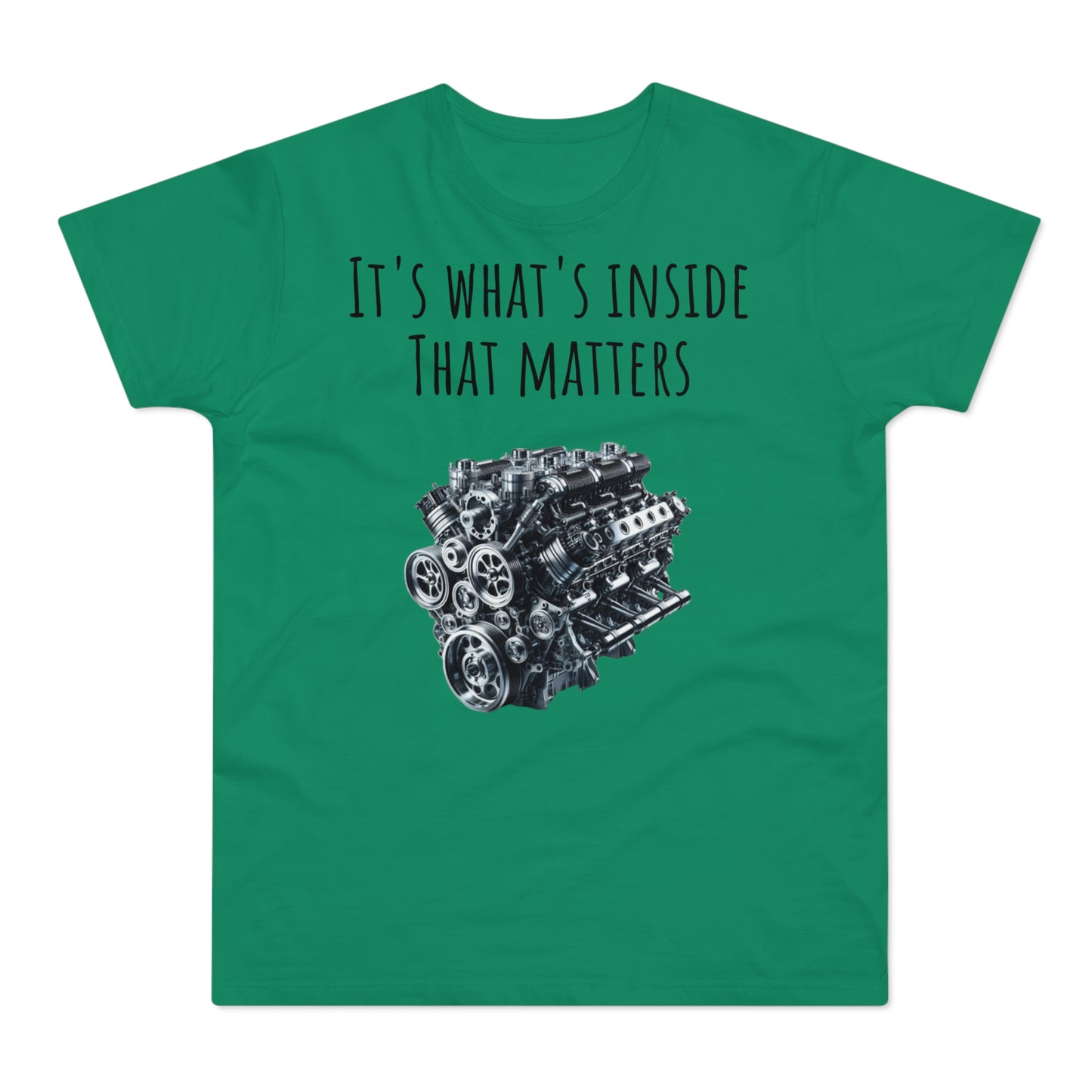 Men's T-Shirt - "It's What's Inside That Matters" - Perfect for Car Enthusiasts