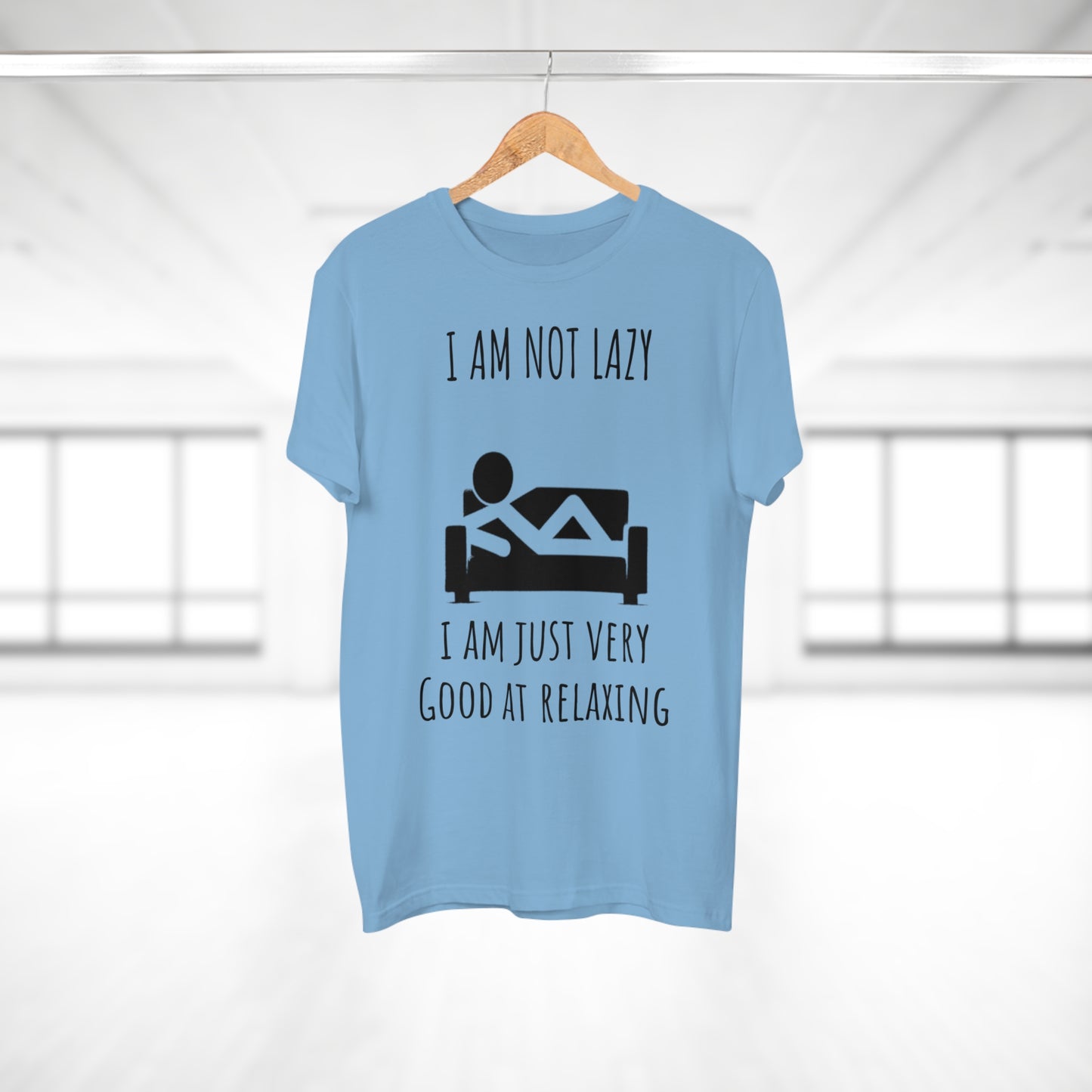 Funny Men's Relaxation T-Shirt - I Am Not Lazy, Just Good at Relaxing