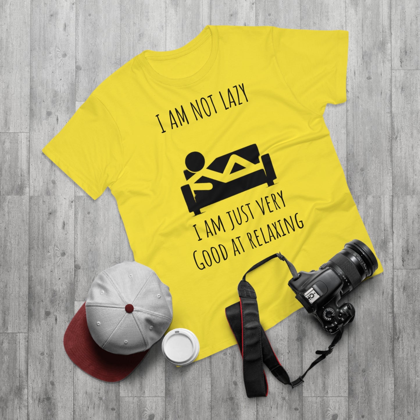 Funny Men's Relaxation T-Shirt - I Am Not Lazy, Just Good at Relaxing